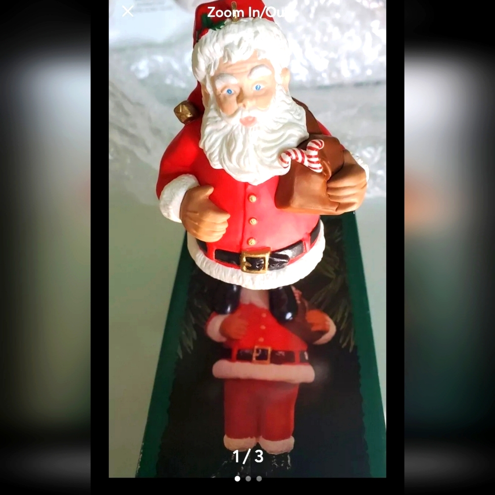 Vintage 1996 Santa Hallmark Keepsake Ornament